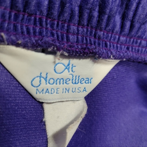Vintage purple 80's comfy robe Medium - Picture 8 of 8